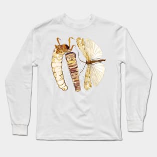 Brachicentridae Caddisfly Long Sleeve T-Shirt